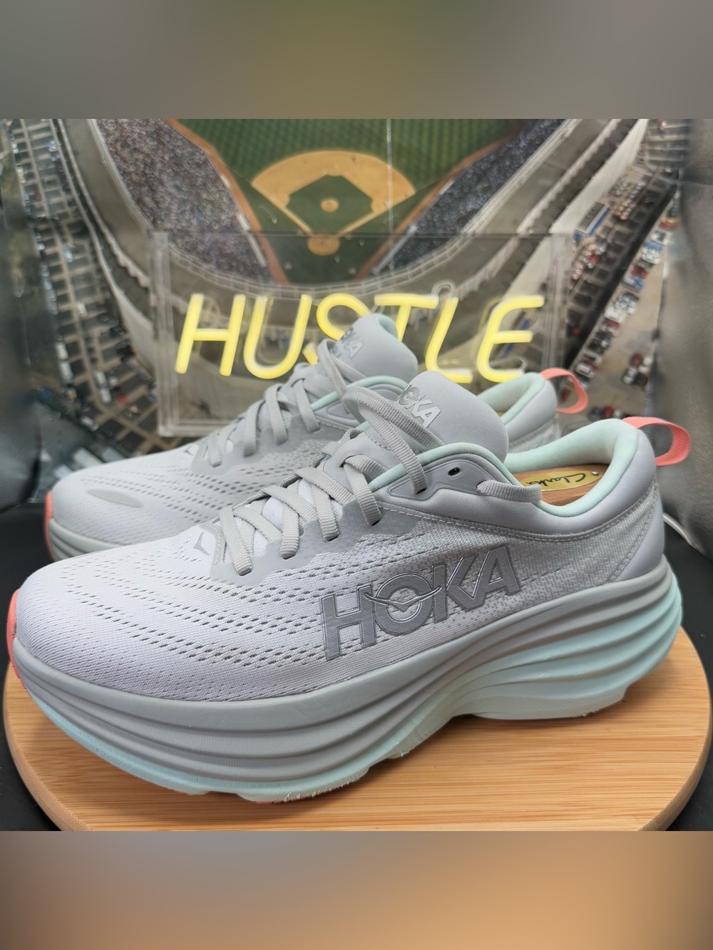 Hoka One One Women’s Stardust / Aqua Breeze Size 10B - Picture 2 of 10